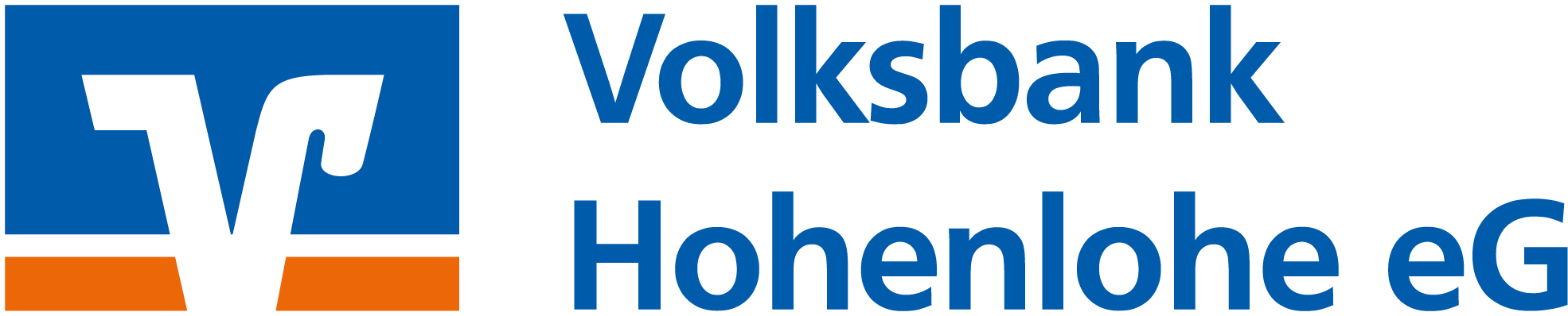Logo linksbündig Volksbank Hohenlohe eG